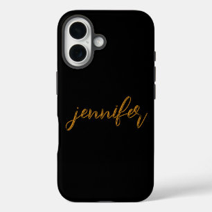 Coques iPhone 16 Noir personnalisable