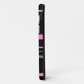 Coques Case-Mate iPhone Noir rose et blanc (Dos/Gauche)