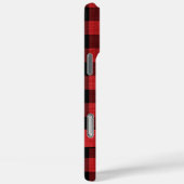 Coques Case-Mate iPhone Noir rouge bison rouge noir rouge rustique Nom de (Verso / Droite)