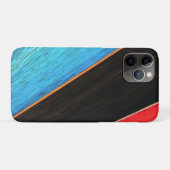 Coques Case-Mate iPhone Noir Rouge Et Bleu 312 (Dos (Horizontal))