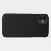 Coques Case-Mate iPhone Noir solide (Dos (Horizontal))
