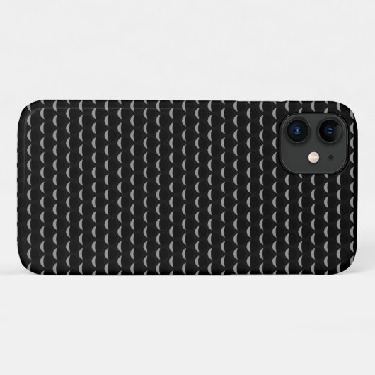 Coques Case-Mate iPhone Noir sur Motif automobile noir (Dos (Horizontal))