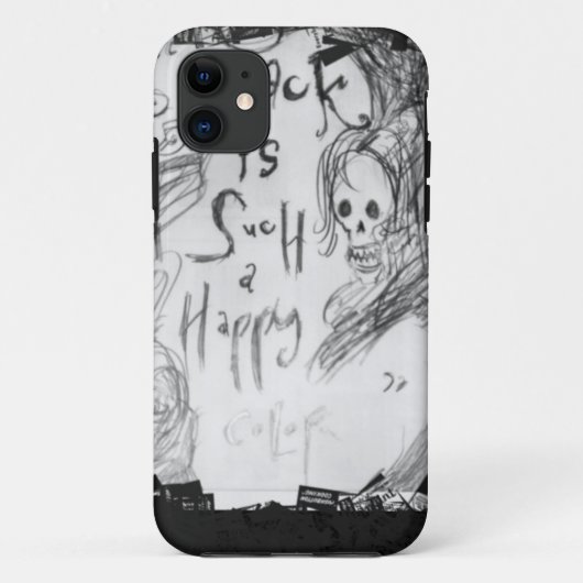 Coques Case-Mate iPhone noircissez une couleur si heureuse (Dos)