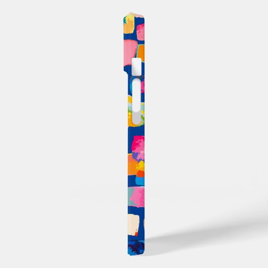 Coques Case-Mate iPhone Nom Abstrait clair monogramme (Verso / Gauche)