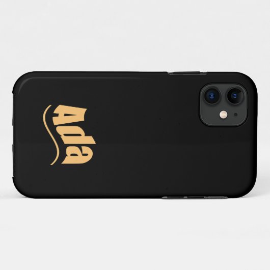 Coques Case-Mate iPhone Nom Ada, pour Ada (Dos (Horizontal))