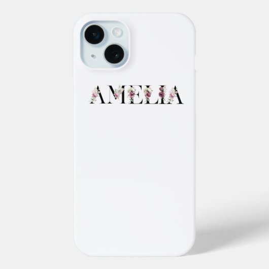 Coques Case-Mate iPhone Nom Amelia (Verso)