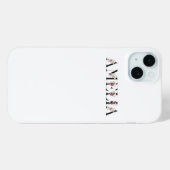 Coques Case-Mate iPhone Nom Amelia (Verso (horizontal))