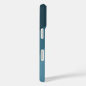 Coques Case-Mate iPhone Nom bleu Arche rétro (Verso / Droite)