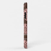 Coques Case-Mate iPhone Nom Brown Blush Pink Flower Blossom Motif (Dos/Droite)