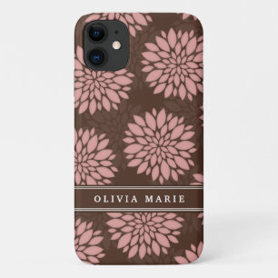 Case-Mate iPhone Case Nom Brown Blush Pink Flower Blossom Motif
