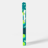 Coques Case-Mate iPhone Nom câlins et boudins vert paon (Verso / Gauche)