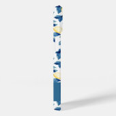 Coques Case-Mate iPhone Nom Citron Aquarelle Bleu Jaune (Verso / Droite)