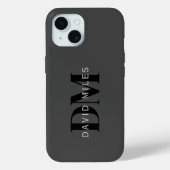 Coques Case-Mate iPhone Nom commercial modifiable (ou tout autre texte) Gr (Verso)