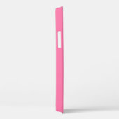 Coques Case-Mate iPhone Nom customisé & Monogramme Chic Police Rose Noir (Verso / Droite)