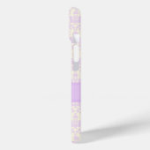 Coques Case-Mate iPhone Nom damask clair violet & crème (Verso / Gauche)