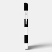 Coques Case-Mate iPhone Nom de bande moderne monogramme noir et blanc ipad (Verso / Gauche)