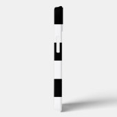 Coques Case-Mate iPhone Nom de bande moderne monogramme noir et blanc ipad (Verso / Droite)