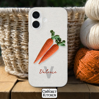 Coques iPhone 16 Nom de carottes de Crochet minimalistes Quirky Ami