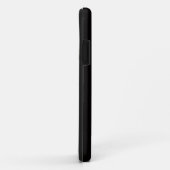 Coques Case-Mate iPhone nom de code barre bande noire (Dos/Droite)