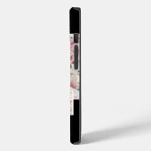 Coques Case-Mate iPhone Nom de collage photo noir blanc (Verso / Gauche)