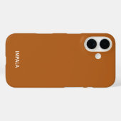 Coques Case-Mate iPhone Nom de couleur brun Impala (Verso (horizontal))