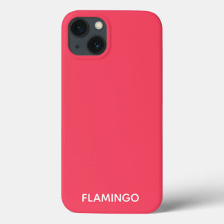 Case-Mate iPhone Case Nom de couleur rose Flamant rose Coque-coque iphon