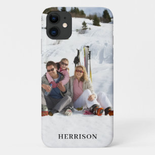 Case-Mate iPhone Case Nom de famille moderne photo simple magnifique mig