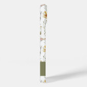 Coques Case-Mate iPhone Nom de fleur sauvage aquarelle vert sauge boho (Verso / Droite)