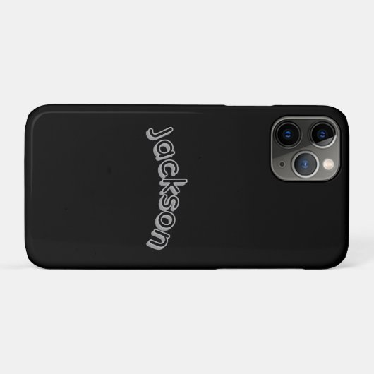 Coques Case-Mate iPhone Nom de garçon Jackson, (Dos (Horizontal))
