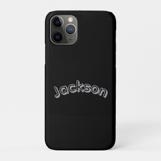 Coques Case-Mate iPhone Nom de garçon Jackson, (Dos)