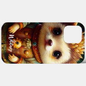 Coques Case-Mate iPhone Nom de hérisson mignon (Verso (horizontal))