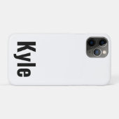 Coques Case-Mate iPhone Nom de Kyle Mens, (Dos (Horizontal))