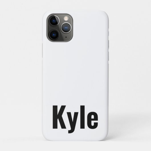 Coques Case-Mate iPhone Nom de Kyle Mens, (Dos)