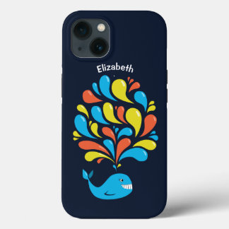 Case-Mate iPhone Case Nom de la baleine mignonne Cartoon Poisson coloré