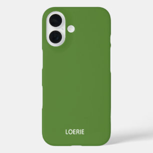 Coques iPhone 16 Nom de la couleur verte Loerie