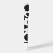 Coques Case-Mate iPhone Nom de la courbe personnalisée du Poster de animal (Verso / Droite)