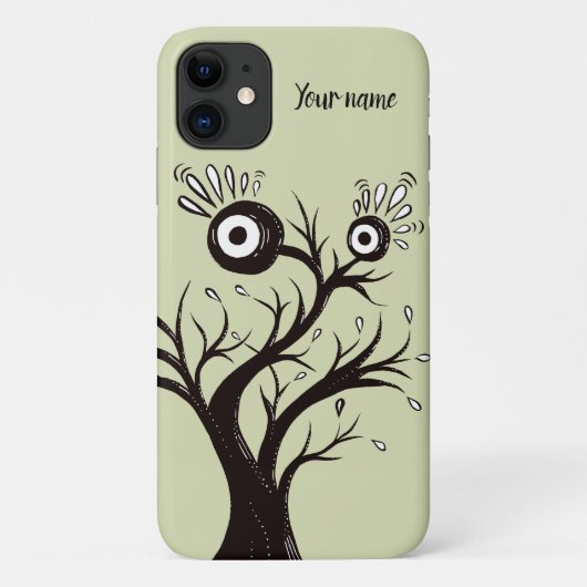Coques Case-Mate iPhone Nom de la créature étrange cool (Dos)