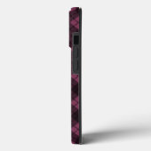 Coques Case-Mate iPhone Nom de la Personnaliser Plaid Noir Violet (Verso / Gauche)