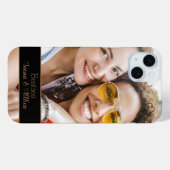 Coques Case-Mate iPhone Nom de la photo moderne Best Friends (Verso (horizontal))