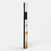 Coques Case-Mate iPhone Nom de la prairie de pavots orange et blancs (Dos/Droite)