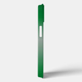 Coques Case-Mate iPhone Nom de la signature fractale verte (Verso / Droite)