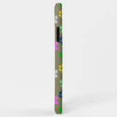 Coques Case-Mate iPhone Nom de l'animal et photo sur un Motif mât mignon (Dos/Droite)