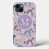 Coques Case-Mate iPhone Nom de l'espèce Monogram (Verso)