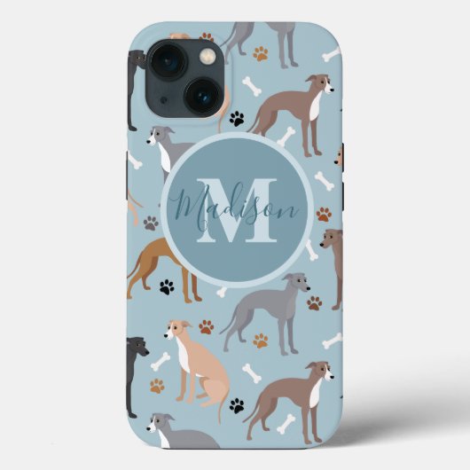 Coques Case-Mate iPhone Nom de l'espèce Monogram (Verso)