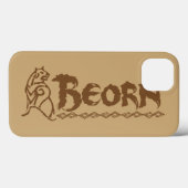 Coques Case-Mate iPhone Nom de l'ours BEORN™ (Verso (horizontal))