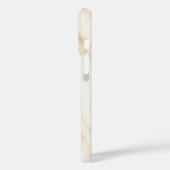 Coques Case-Mate iPhone Nom de marbre Elegant Gold Parties scintillant (Verso / Gauche)