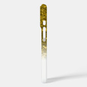 Coques Case-Mate iPhone Nom de parties scintillant or monogramme élégant b (Verso / Gauche)