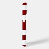 Coques Case-Mate iPhone Nom de rayures rouges modernes (Verso / Droite)