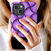 Coques Case-Mate iPhone Nom de script Palmiers Gatsby Rétro Noir Violet 19