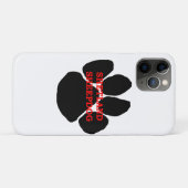 Coques Case-Mate iPhone Nom de Shetland Sheepdog Patte (Dos (Horizontal))